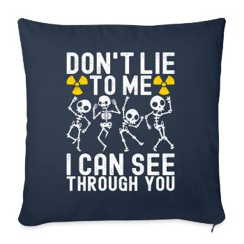 Radiology Radiologist - Sofa pillowcase 17,3'' x 17,3'' (45 x 45 cm) - navy - Front