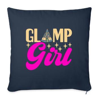 Glamping Glamper - Sofa pillowcase 17,3'' x 17,3'' (45 x 45 cm) - navy - Front