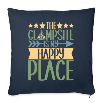 Glamping Glamper - Sofa pillowcase 17,3'' x 17,3'' (45 x 45 cm) - navy - Front