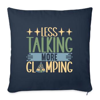 Glamping Glamper - Sofa pillowcase 17,3'' x 17,3'' (45 x 45 cm) - navy - Front