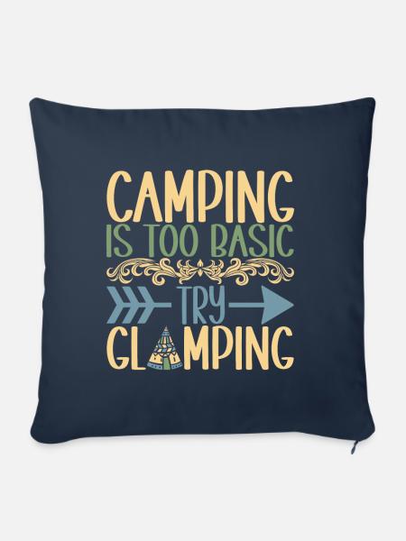 Glamping Glamper - Sofakissenbezug 45 x 45 cm - Navy