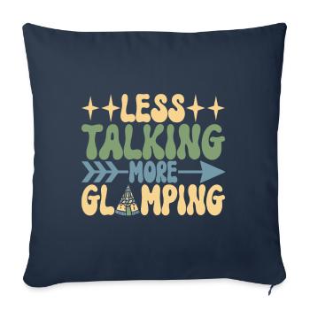 Glamping Glamper - Sofa pillowcase 17,3'' x 17,3'' (45 x 45 cm) - navy - Front