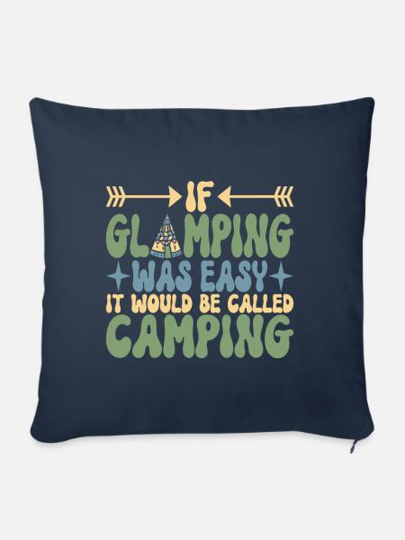 Glamping Glamper - Sofakissenbezug 45 x 45 cm - Navy