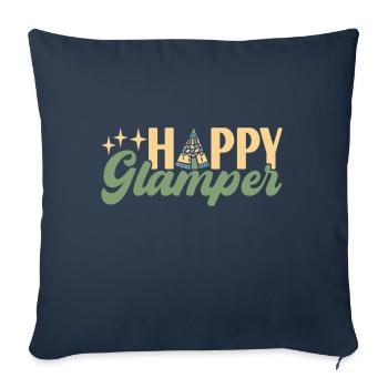 Glamping Glamper - Sofa pillowcase 17,3'' x 17,3'' (45 x 45 cm) - navy - Front