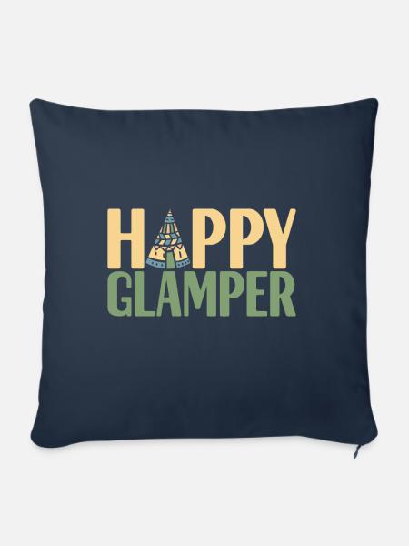 Glamping Glamper - Sofakissenbezug 45 x 45 cm - Navy