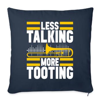 Posaune Trombone - Sofa pillowcase 17,3'' x 17,3'' (45 x 45 cm) - navy - Front
