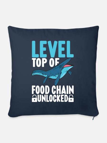 Mosasaurus Dinosaurier - Sofakissenbezug 45 x 45 cm - Navy