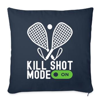Racquetball Racquetball Player - Sofa pillowcase 17,3'' x 17,3'' (45 x 45 cm) - navy - Front
