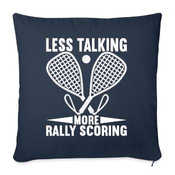 Racquetball Racquetball Player - Sofa pillowcase 17,3'' x 17,3'' (45 x 45 cm) - navy - Front