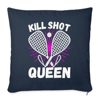Racquetball Racquetball Player - Sofa pillowcase 17,3'' x 17,3'' (45 x 45 cm) - navy - Front