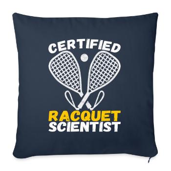 Racquetball Racquetball Player - Sofa pillowcase 17,3'' x 17,3'' (45 x 45 cm) - navy - Front