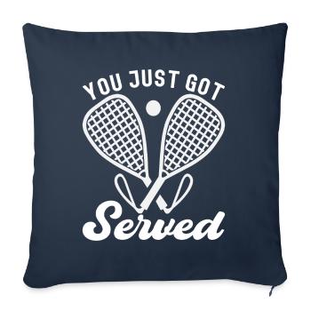 Racquetball Racquetball Player - Sofa pillowcase 17,3'' x 17,3'' (45 x 45 cm) - navy - Front