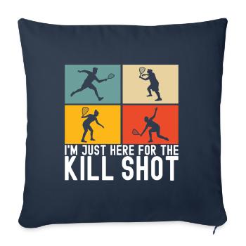 Racquetball Racquetball Player - Sofa pillowcase 17,3'' x 17,3'' (45 x 45 cm) - navy - Front
