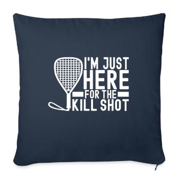 Racquetball Racquetball Player - Sofa pillowcase 17,3'' x 17,3'' (45 x 45 cm) - navy - Front