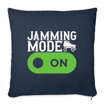 Roller derby - Sofa pillowcase 17,3'' x 17,3'' (45 x 45 cm) - navy - Front