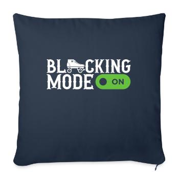 Roller derby - Sofa pillowcase 17,3'' x 17,3'' (45 x 45 cm) - navy - Front
