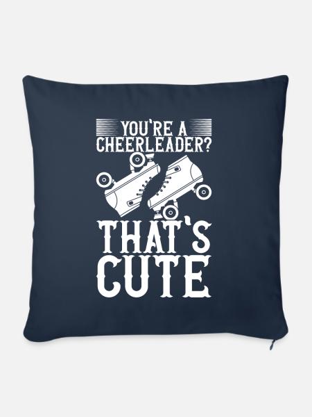 Roller Derby - Sofakissenbezug 45 x 45 cm - Navy