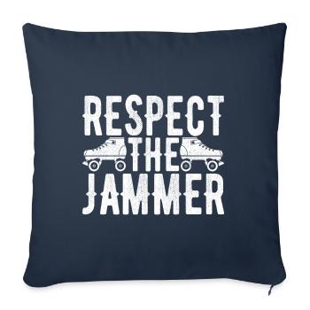 Roller derby - Sofa pillowcase 17,3'' x 17,3'' (45 x 45 cm) - navy - Front