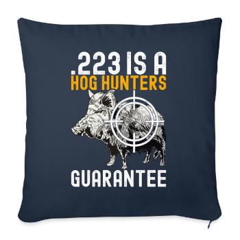 Hunters Wild Boar Hunting - Sofa pillowcase 17,3'' x 17,3'' (45 x 45 cm) - navy - Front