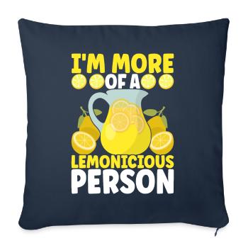 Lemonade Lemonade stand - Sofa pillowcase 17,3'' x 17,3'' (45 x 45 cm) - navy - Front