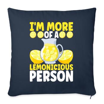 Lemonade Lemonade stand - Sofa pillowcase 17,3'' x 17,3'' (45 x 45 cm) - navy - Front