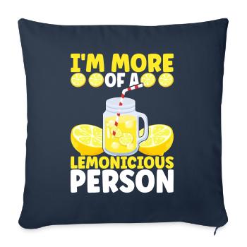 Lemonade Lemonade stand - Sofa pillowcase 17,3'' x 17,3'' (45 x 45 cm) - navy - Front