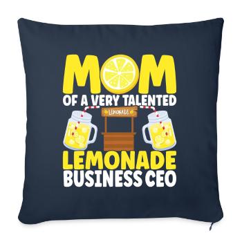 Lemonade Lemonade stand - Sofa pillowcase 17,3'' x 17,3'' (45 x 45 cm) - navy - Front