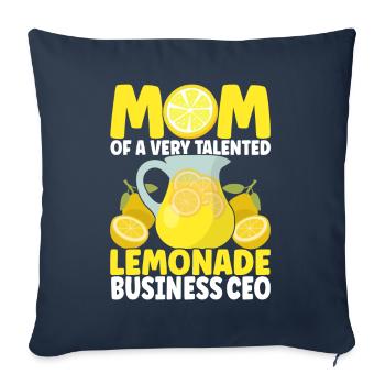 Lemonade Lemonade stand - Sofa pillowcase 17,3'' x 17,3'' (45 x 45 cm) - navy - Front
