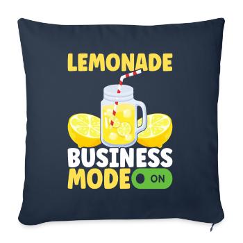 Lemonade Lemonade stand - Sofa pillowcase 17,3'' x 17,3'' (45 x 45 cm) - navy - Front