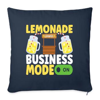 Lemonade Lemonade stand - Sofa pillowcase 17,3'' x 17,3'' (45 x 45 cm) - navy - Front