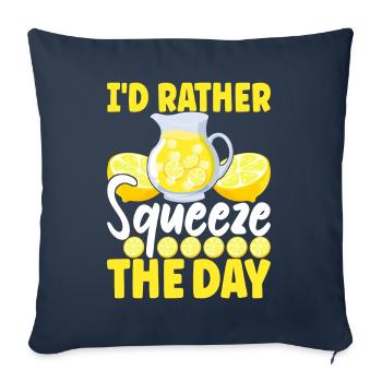 Lemonade Lemonade stand - Sofa pillowcase 17,3'' x 17,3'' (45 x 45 cm) - navy - Front