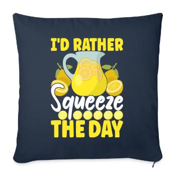 Lemonade Lemonade stand - Sofa pillowcase 17,3'' x 17,3'' (45 x 45 cm) - navy - Front