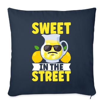 Lemonade Lemonade stand - Sofa pillowcase 17,3'' x 17,3'' (45 x 45 cm) - navy - Front