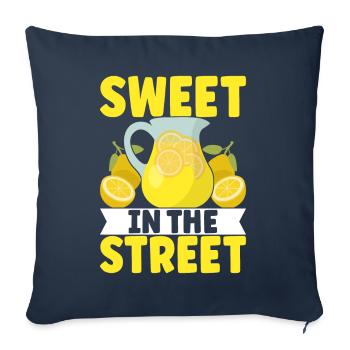 Lemonade Lemonade stand - Sofa pillowcase 17,3'' x 17,3'' (45 x 45 cm) - navy - Front