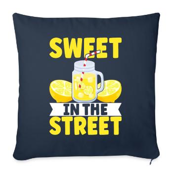 Lemonade Lemonade stand - Sofa pillowcase 17,3'' x 17,3'' (45 x 45 cm) - navy - Front