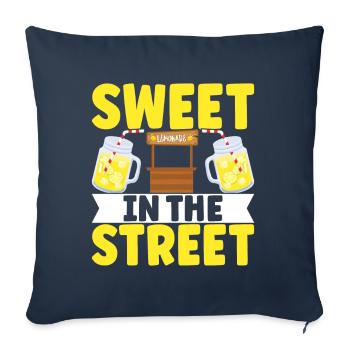 Lemonade Lemonade stand - Sofa pillowcase 17,3'' x 17,3'' (45 x 45 cm) - navy - Front