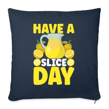 Lemonade Lemonade stand - Sofa pillowcase 17,3'' x 17,3'' (45 x 45 cm) - navy - Front