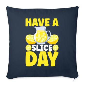 Lemonade Lemonade stand - Sofa pillowcase 17,3'' x 17,3'' (45 x 45 cm) - navy - Front