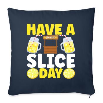 Lemonade Lemonade stand - Sofa pillowcase 17,3'' x 17,3'' (45 x 45 cm) - navy - Front
