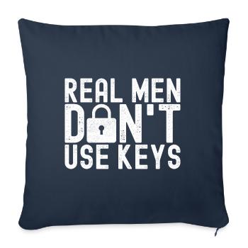 Schlüsseldienst Locksmith Dietrich - Sofa pillowcase 17,3'' x 17,3'' (45 x 45 cm) - navy - Front