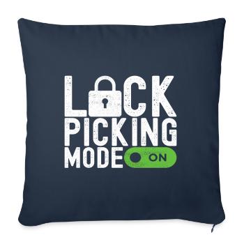 Schlüsseldienst Locksmith Dietrich - Sofa pillowcase 17,3'' x 17,3'' (45 x 45 cm) - navy - Front