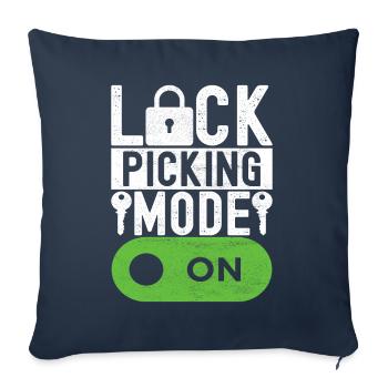 Schlüsseldienst Locksmith Dietrich - Sofa pillowcase 17,3'' x 17,3'' (45 x 45 cm) - navy - Front