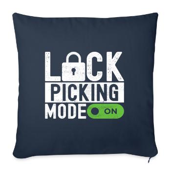 Schlüsseldienst Locksmith Dietrich - Sofa pillowcase 17,3'' x 17,3'' (45 x 45 cm) - navy - Front