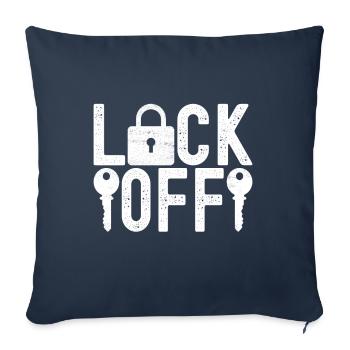 Schlüsseldienst Locksmith Dietrich - Sofa pillowcase 17,3'' x 17,3'' (45 x 45 cm) - navy - Front