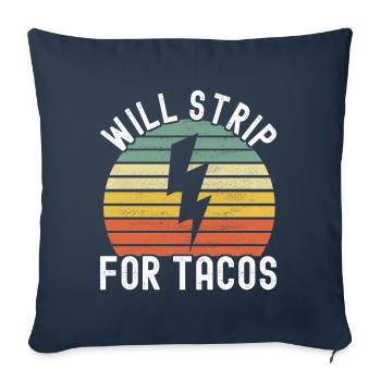 Electrician Electronics Technician - Sofa pillowcase 17,3'' x 17,3'' (45 x 45 cm) - navy - Front