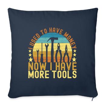 Electrician Electronics Technician - Sofa pillowcase 17,3'' x 17,3'' (45 x 45 cm) - navy - Front
