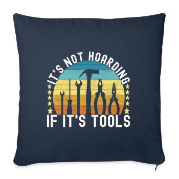 Electrician Electronics Technician - Sofa pillowcase 17,3'' x 17,3'' (45 x 45 cm) - navy - Front