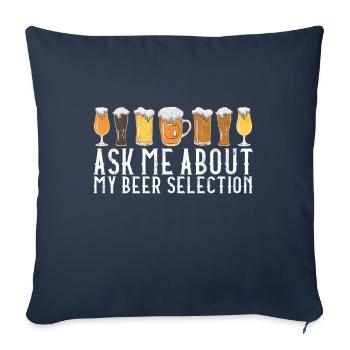 Beer Brewer Beer Brewing - Sofa pillowcase 17,3'' x 17,3'' (45 x 45 cm) - navy - Front