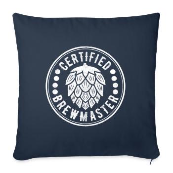Beer Brewer Beer Brewing - Sofa pillowcase 17,3'' x 17,3'' (45 x 45 cm) - navy - Front