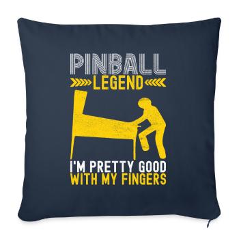 Pinball Flipper - Sofakissenbezug 45 x 45 cm - Navy - Vorne
